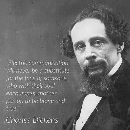 Charles Dickens Communication Quote